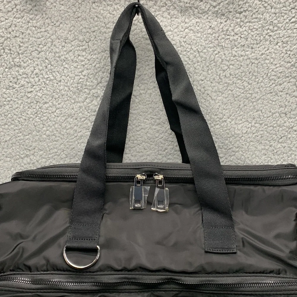 Paco Rabanne Duffle Bag Women’s Black Travel Weekender Tote Logo Shoulder Strap‎
